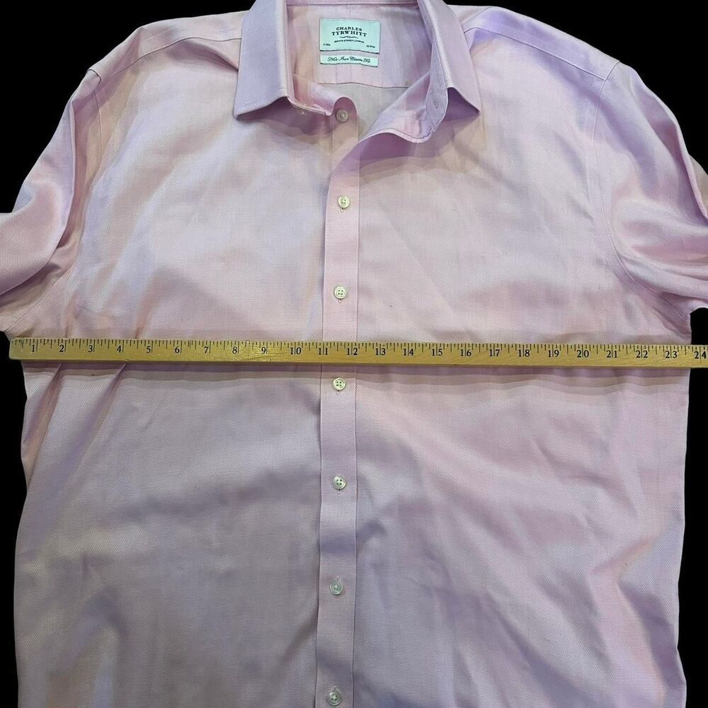 Charles-tyrwhitt Men's Pink Shirt - Picture 4 of 7